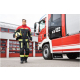 Ubranie bojowe FIRE FLEX – granatowo-czerwony NOMEX® NXT (CNBOP) + napisy